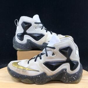 Nike Boys Lebron 13 808709-170 Gray Basketball Shoes Sneakers Size 5.5Y (Wmns 7)